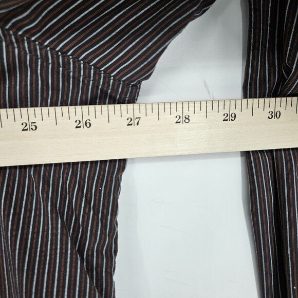 North Face Shirt Mens 2XL Striped Button Up Lightweight Nylon Hiking Outdoor - Picture 9 of 12